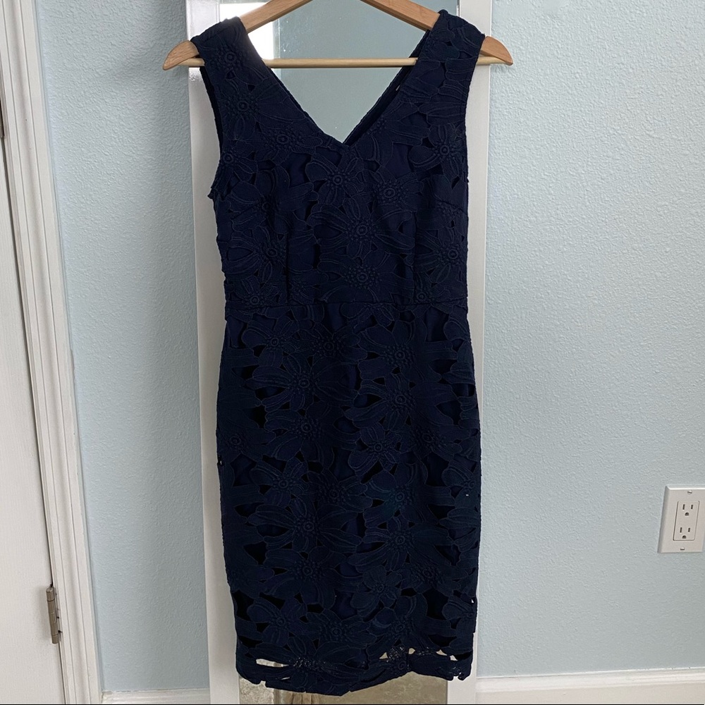 Navy Blue Banana Republic Dress